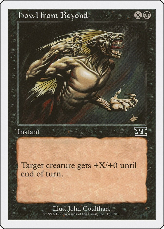 Howl from Beyond (138) [6ED] - MTG Single