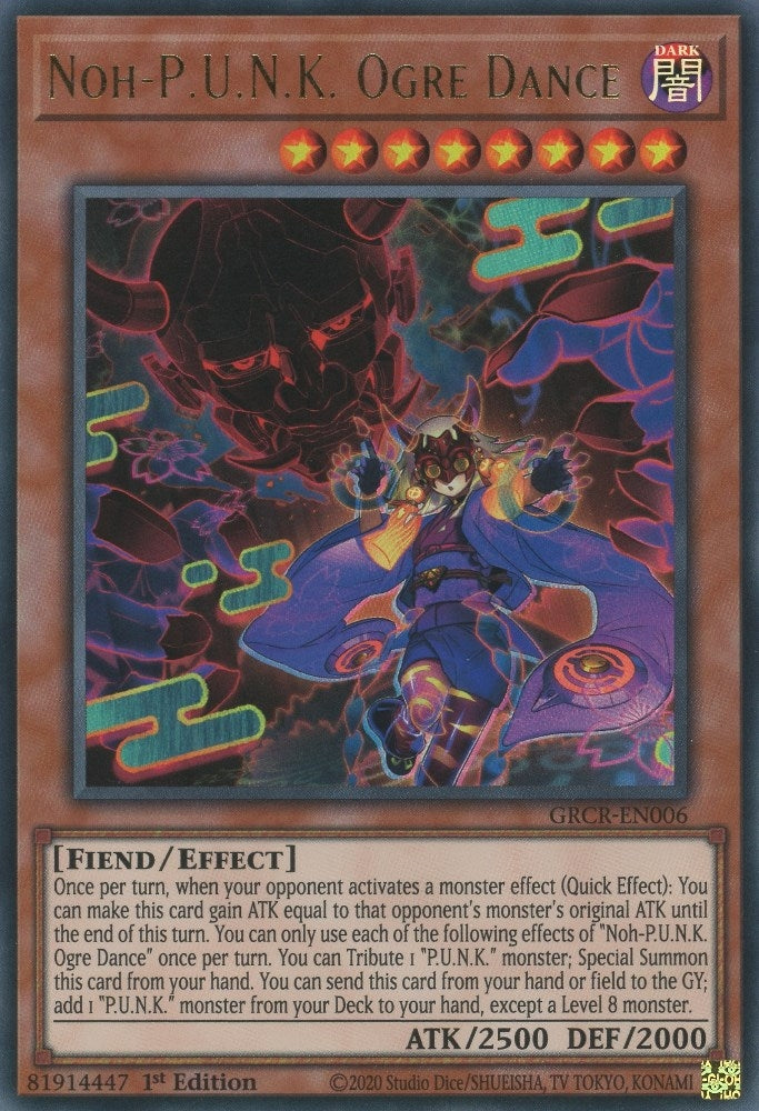 Noh-P.U.N.K. Ogre Dance (6) (GRCR) - YuGiOh Single