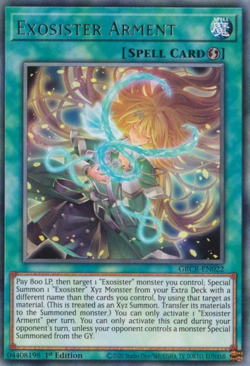 Exosister Arment (22) (GRCR) - YuGiOh Single