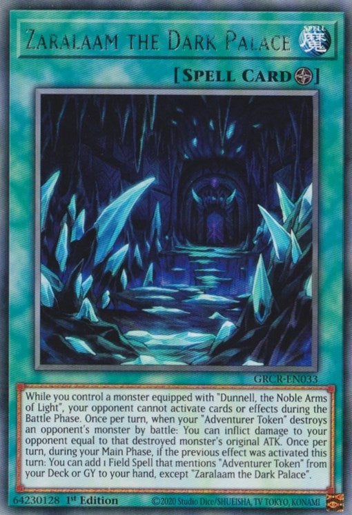 Zaralaam the Dark Palace (33) (GRCR) - YuGiOh Single