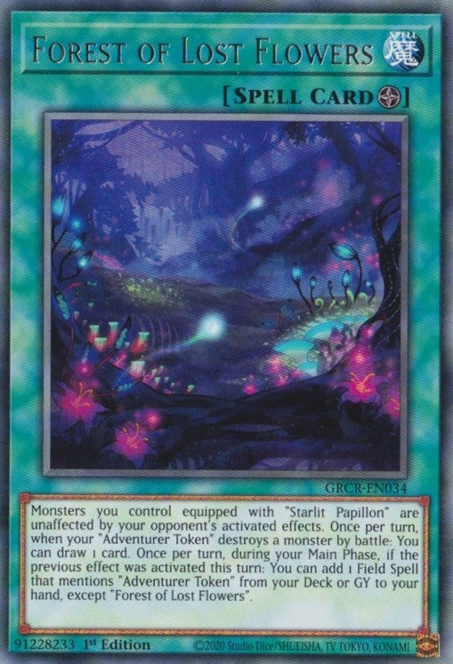Forest of Lost Flowers (34) (GRCR) - YuGiOh Single