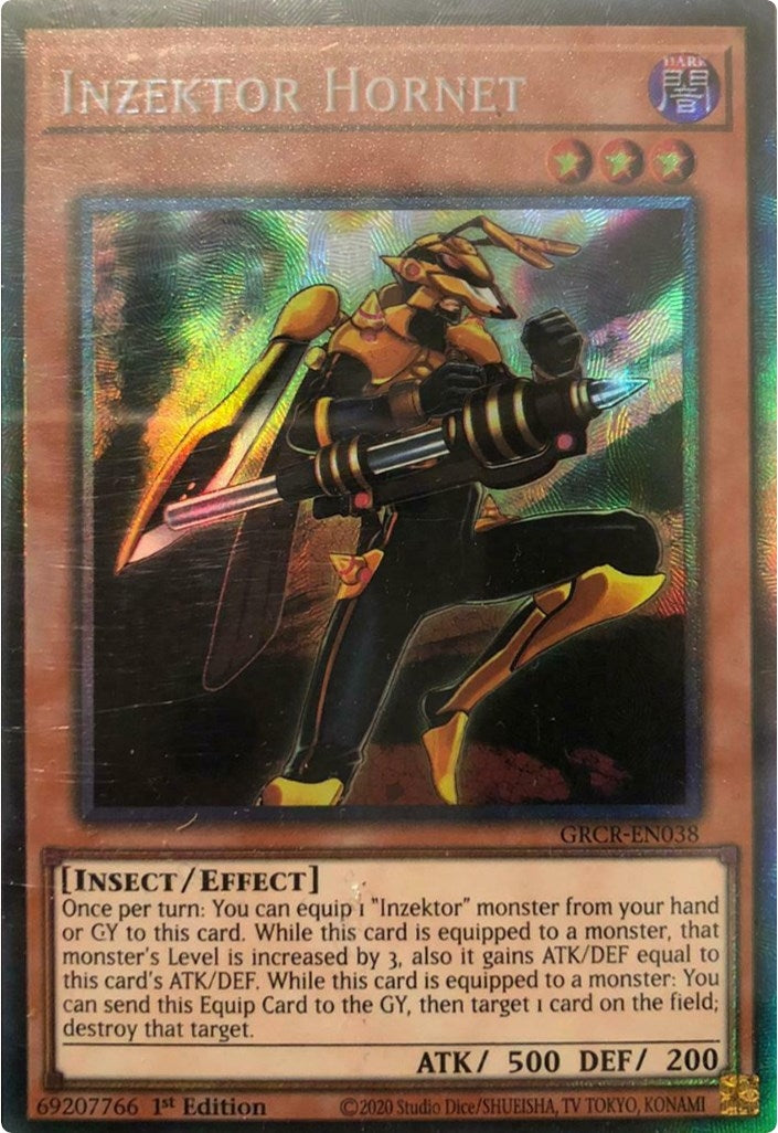 Inzektor Hornet (CR) (38) (GRCR) - YuGiOh Single