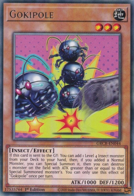 Gokipole (44) (GRCR) - YuGiOh Single