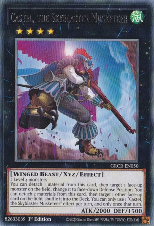 Castel the Skyblaster Musketeer (50) (GRCR) - YuGiOh Single