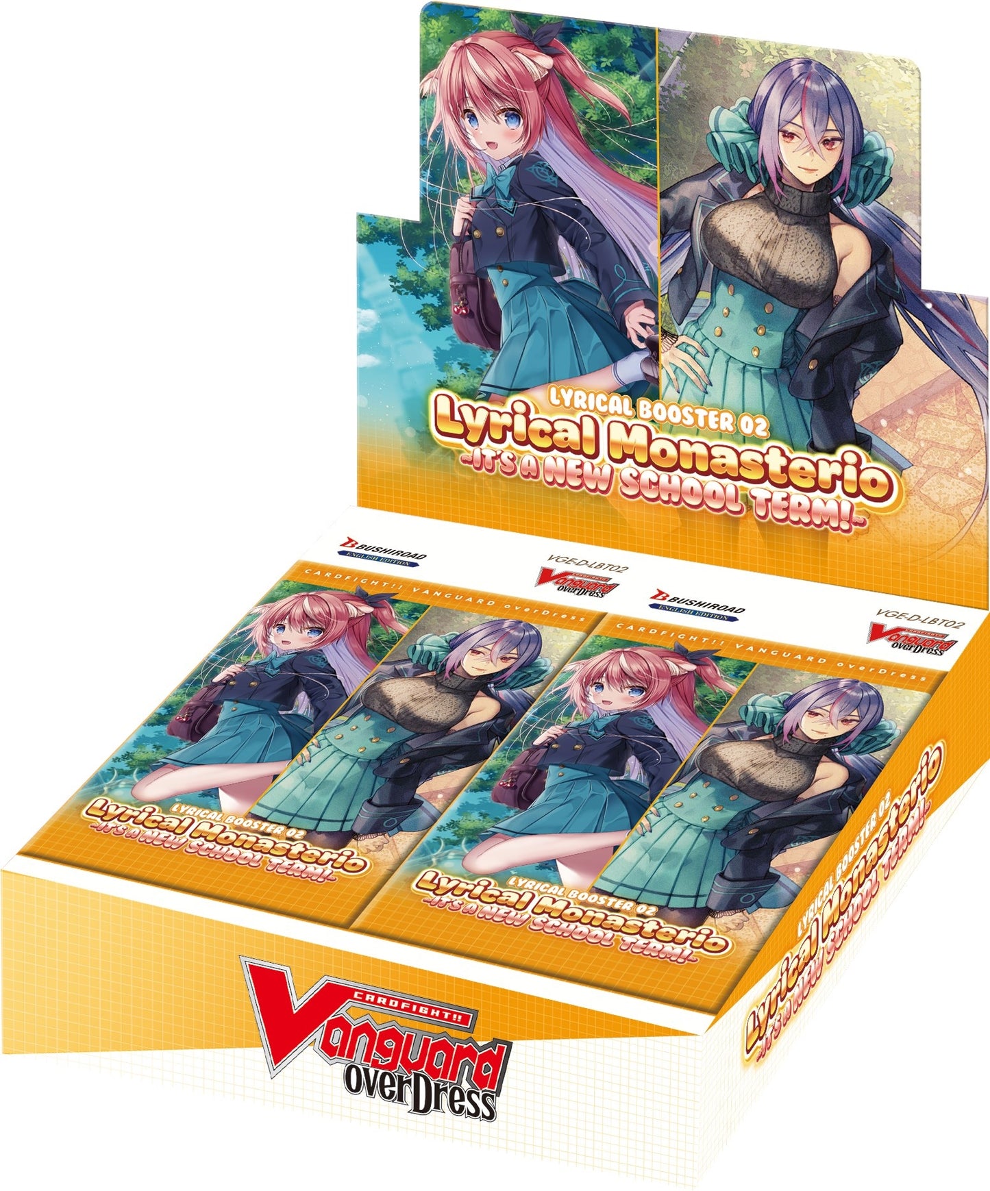 Lyrical Monasterio ~It’s a New School Term!~ Booster Box [D-LBT02] - Cardfight Vanguard Sealed