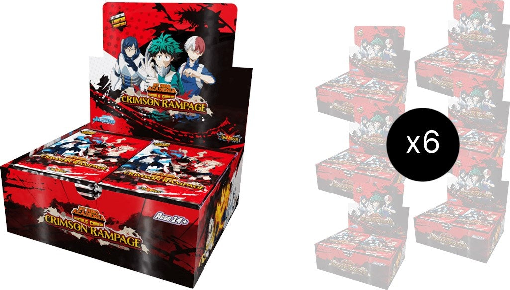 My Hero Academia: Crimson Rampage Booster Box Case [1st Edition] [MHA2] - UniVersus Sealed