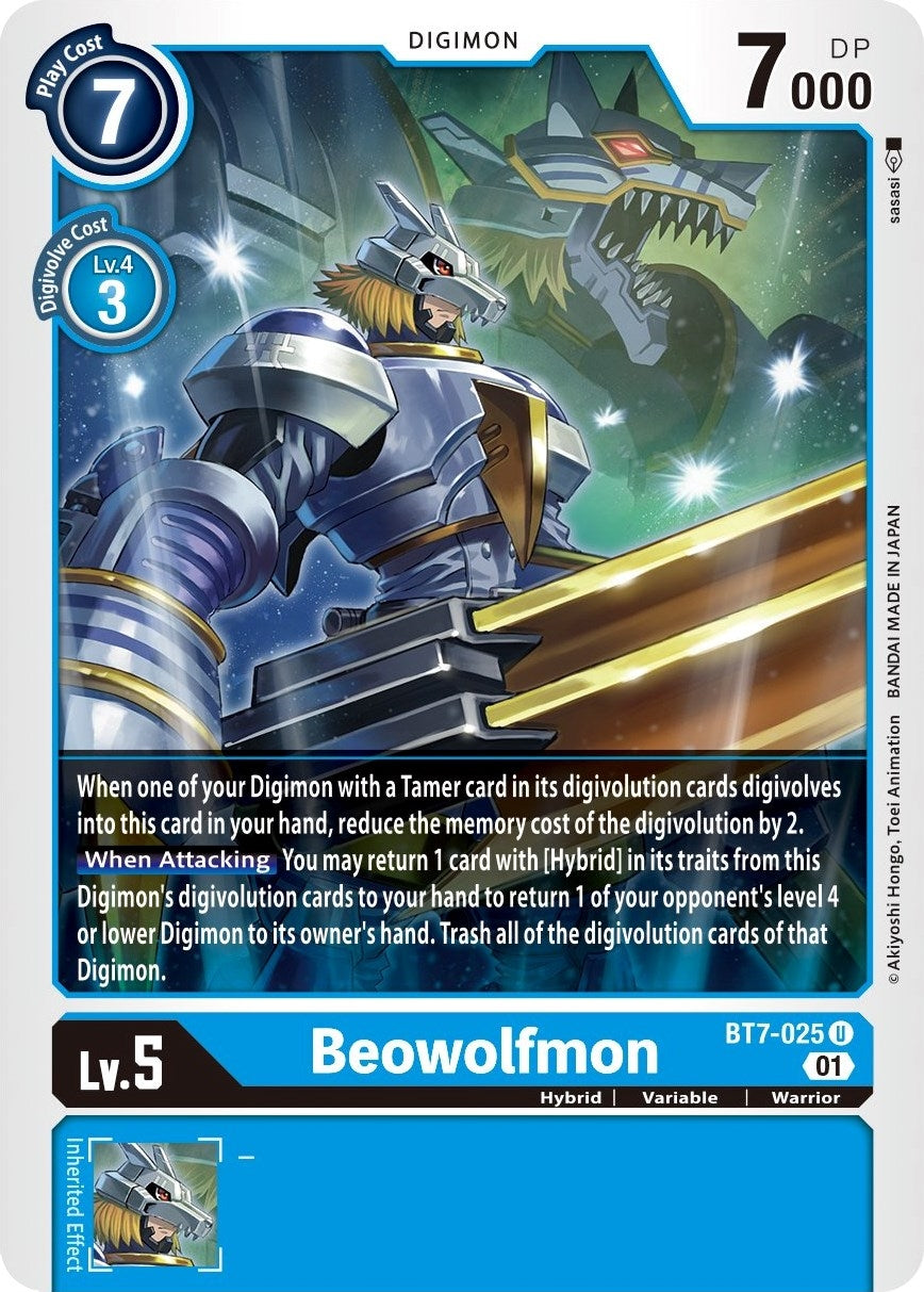 Beowolfmon (7025) [BT07] - Digimon Card Game Single
