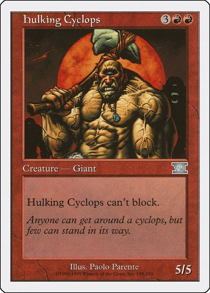 Hulking Cyclops (189) [6ED] - MTG Single