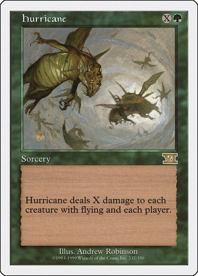 Hurricane (237) [6ED] - MTG Single