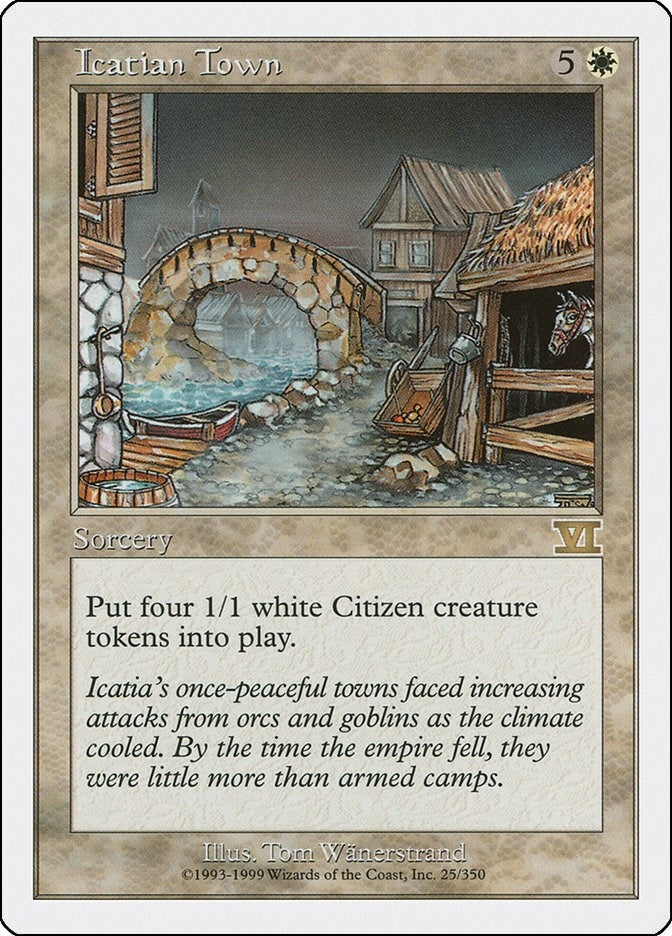 Icatian Town (25) [6ED] - MTG Single