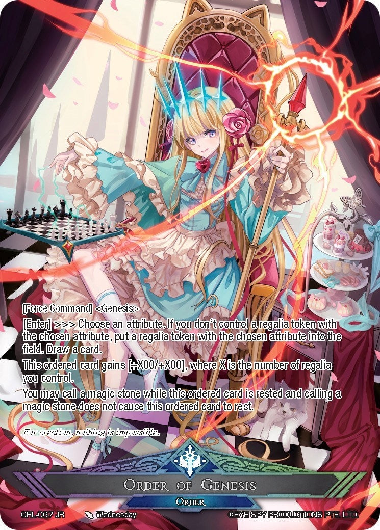 Alice Tales of Creation // Order of Genesis (67) [GGR] - Force of Will Single