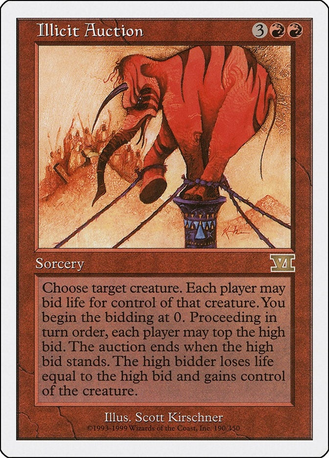 Illicit Auction (190) [6ED] - MTG Single