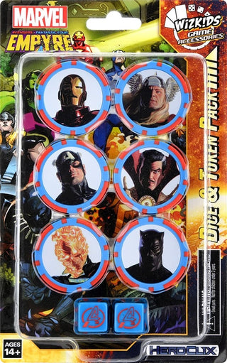 Avengers Fantastic Four Empyre Dice & Token Pack [AFFE] - Heroclix Sealed