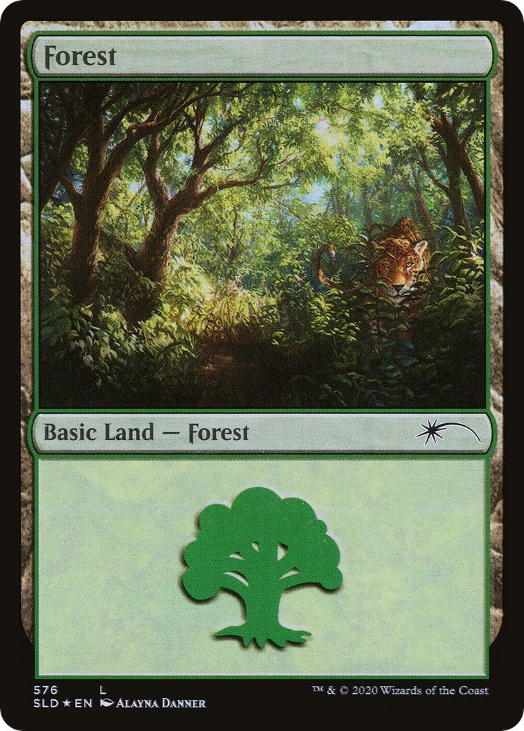 Forest (576) (576) [SLD] - MTG Single