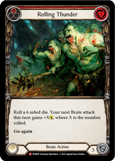 Rolling Thunder (4) [EVR] - Flesh and Blood TCG Single
