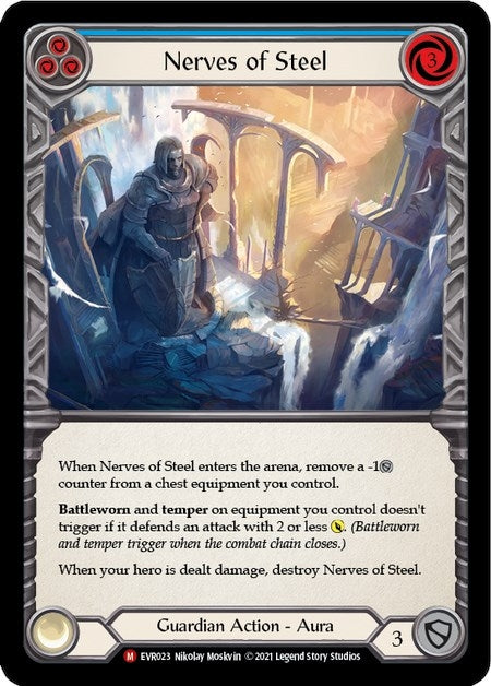 Nerves of Steel (23) [EVR] - Flesh and Blood TCG Single