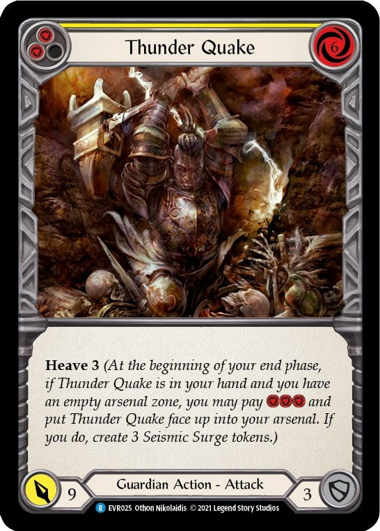 Thunder Quake (Yellow) (25) [EVR] - Flesh and Blood TCG Single