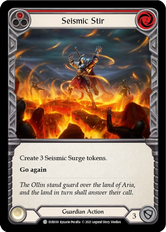 Seismic Stir (Red) (30) [EVR] - Flesh and Blood TCG Single