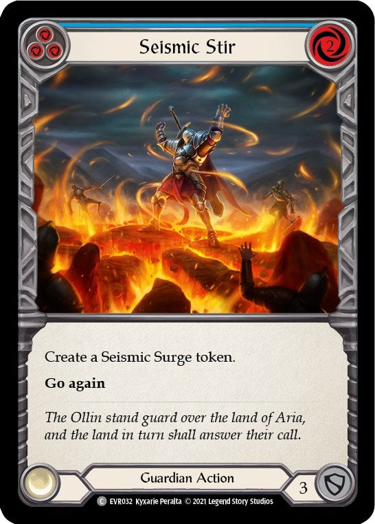Seismic Stir (Blue) (32) [EVR] - Flesh and Blood TCG Single