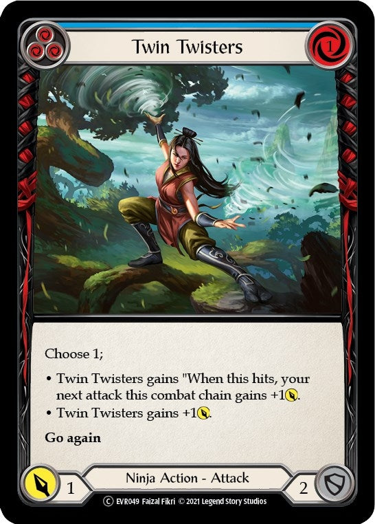 Twin Twisters (Blue) (49) [EVR] - Flesh and Blood TCG Single