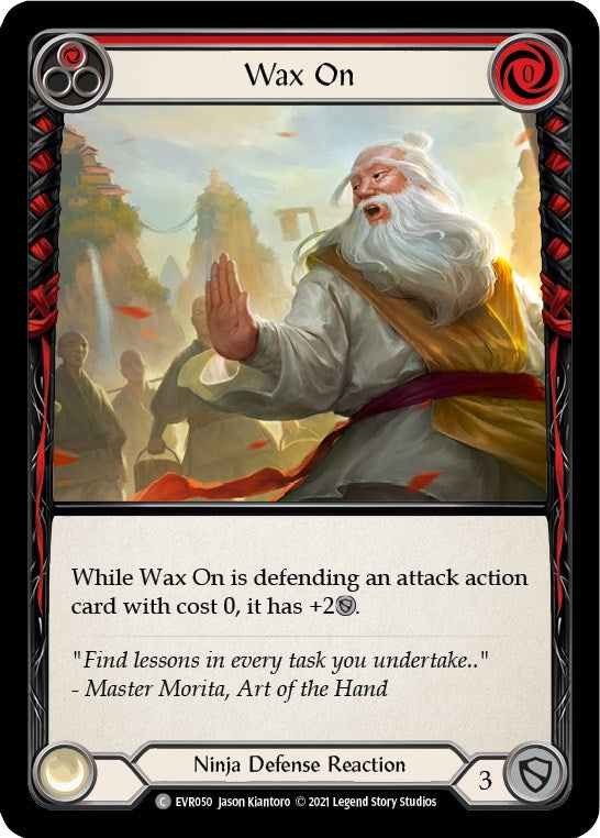 Wax On (Red) (50) [EVR] - Flesh and Blood TCG Single