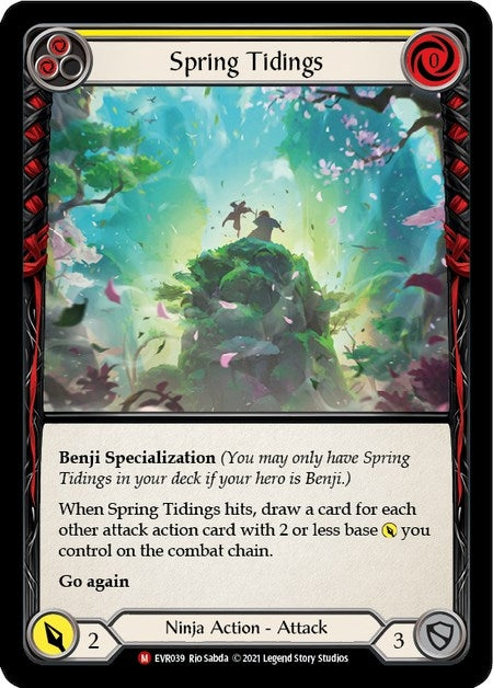 Spring Tidings (39) [EVR] - Flesh and Blood TCG Single