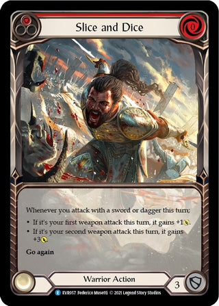 Slice and Dice (Red) (Extended Art) (57) [EVR] - Flesh and Blood TCG Single