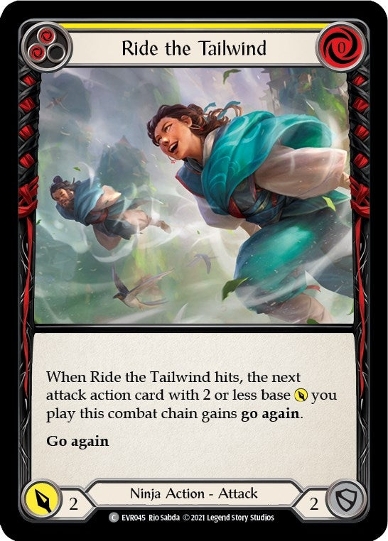 Ride the Tailwind (Yellow) (45) [EVR] - Flesh and Blood TCG Single