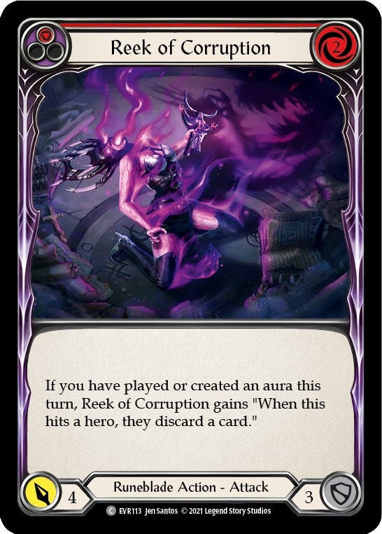 Reek of Corruption (Red) (113) [EVR] - Flesh and Blood TCG Single