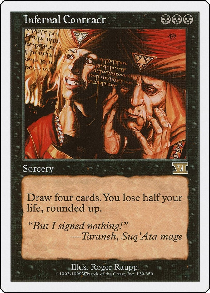 Infernal Contract (139) [6ED] - MTG Single