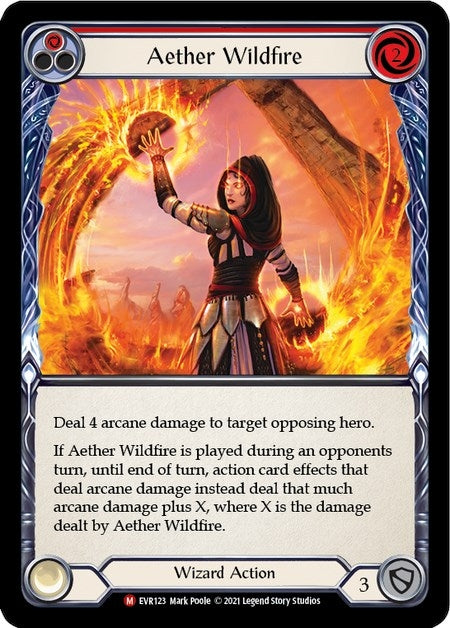 Aether Wildfire (123) [EVR] - Flesh and Blood TCG Single