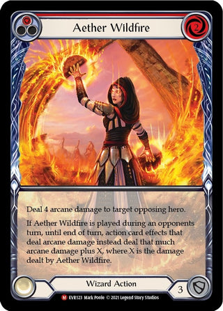 Aether Wildfire (Extended Art) (123) [EVR] - Flesh and Blood TCG Single