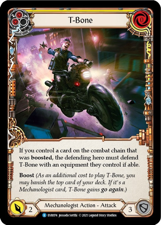 T-Bone (Yellow) (74) [EVR] - Flesh and Blood TCG Single