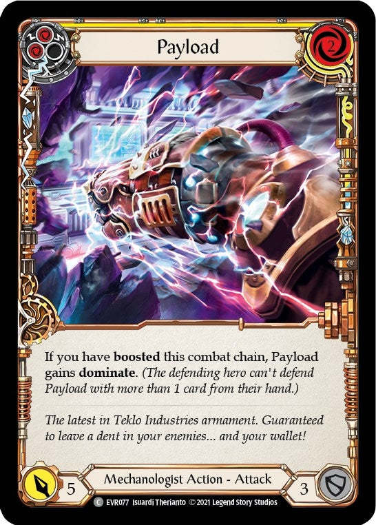 Payload (Yellow) (77) [EVR] - Flesh and Blood TCG Single