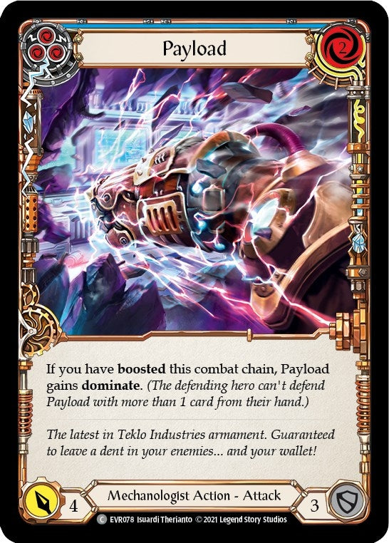Payload (Blue) (78) [EVR] - Flesh and Blood TCG Single