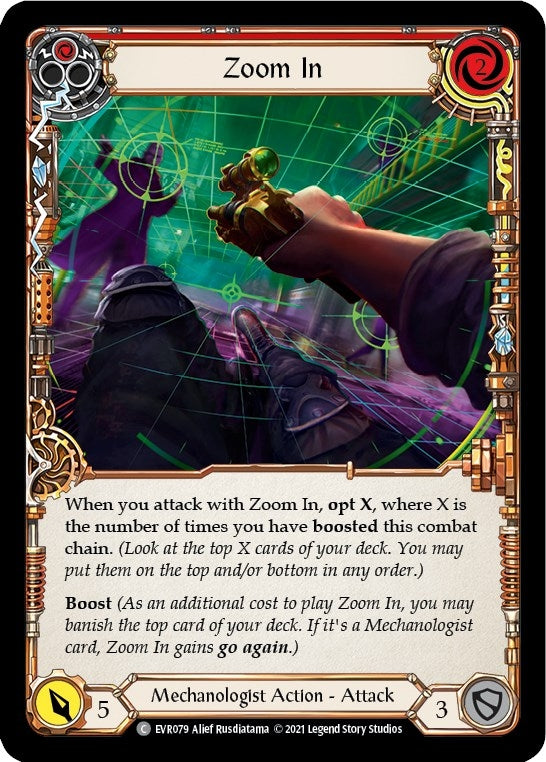 Zoom In (Red) (79) [EVR] - Flesh and Blood TCG Single