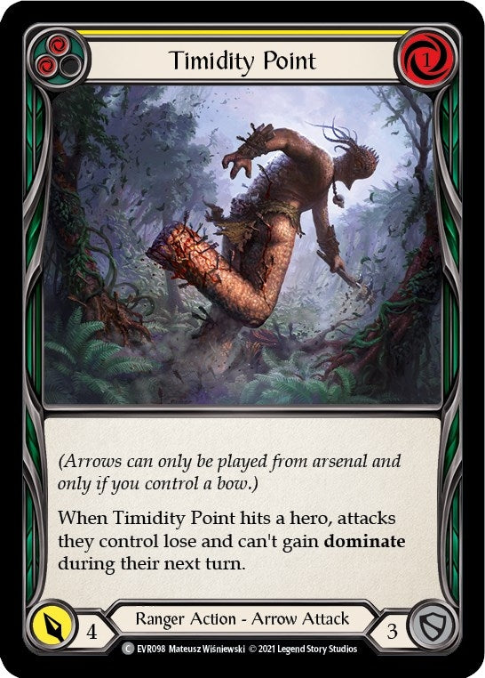 Timidity Point (Yellow) (98) [EVR] - Flesh and Blood TCG Single