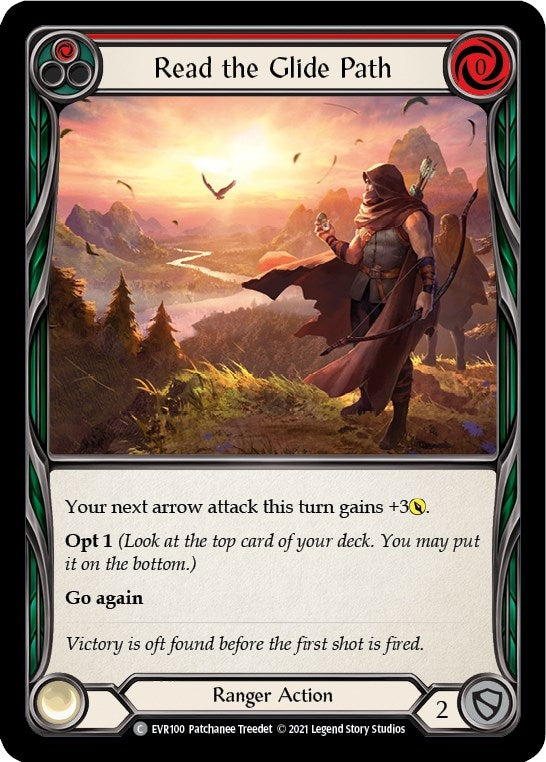 Read the Glide Path (Red) (100) [EVR] - Flesh and Blood TCG Single