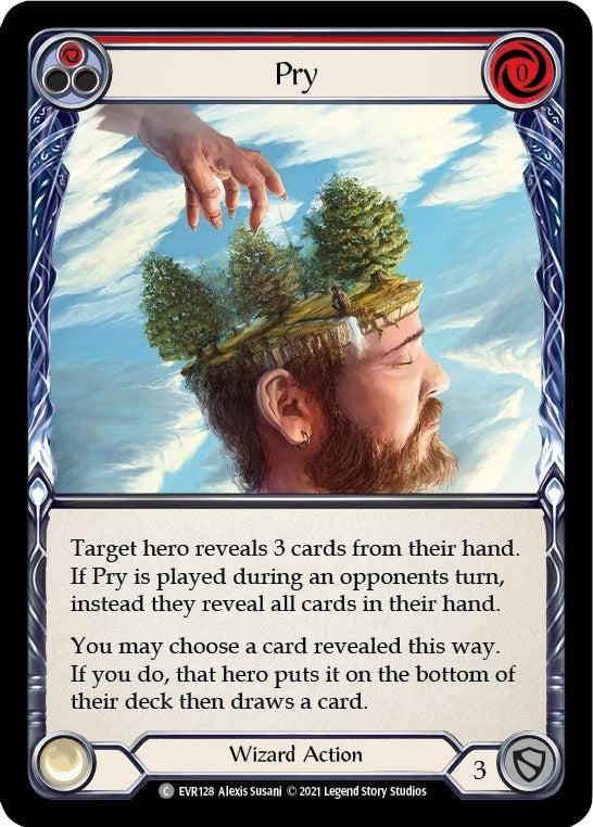 Pry (Red) (128) [EVR] - Flesh and Blood TCG Single
