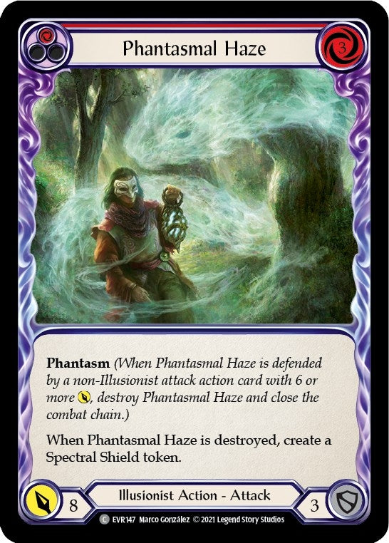 Phantasmal Haze (Red) (147) [EVR] - Flesh and Blood TCG Single