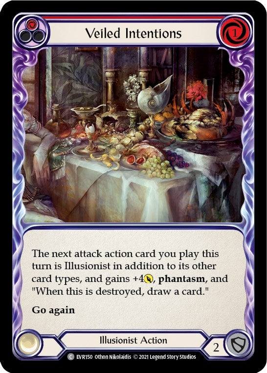 Image for Veiled Intentions (Red) (EVR150) - Flesh and Blood TCG
