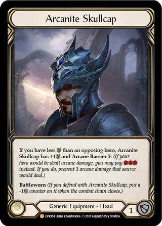 Arcanite Skullcap (154) [EVR] - Flesh and Blood TCG Single
