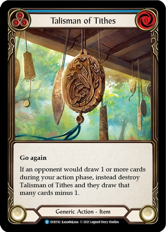Talisman of Tithes (192) [EVR] - Flesh and Blood TCG Single