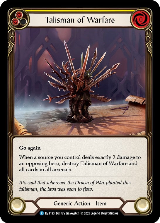 Talisman of Warfare (193) [EVR] - Flesh and Blood TCG Single