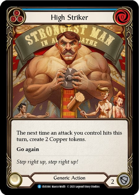 High Striker (Blue) (166) [EVR] - Flesh and Blood TCG Single