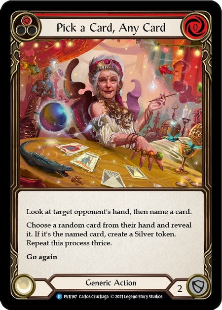 Pick a Card Any Card (Red) (167) [EVR] - Flesh and Blood TCG Single