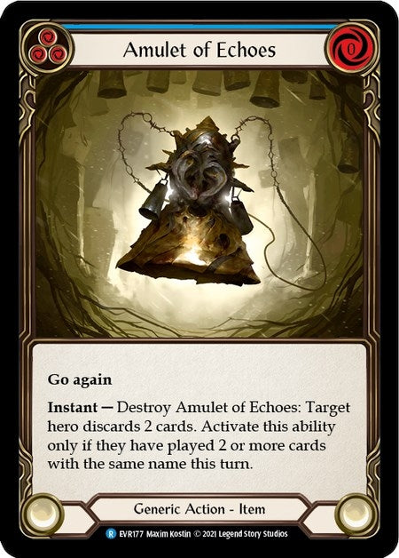 Amulet of Echoes (177) [EVR] - Flesh and Blood TCG Single
