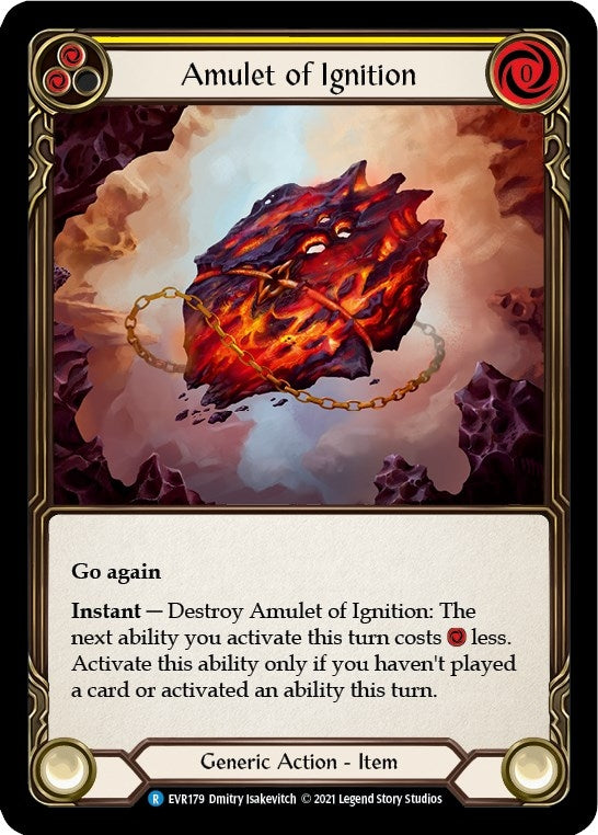 Amulet of Ignition (179) [EVR] - Flesh and Blood TCG Single