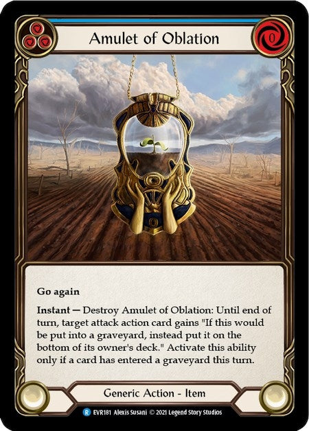 Amulet of Oblation (181) [EVR] - Flesh and Blood TCG Single