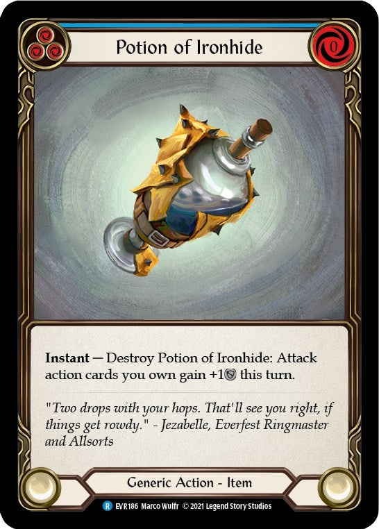 Potion of Ironhide (186) [EVR] - Flesh and Blood TCG Single